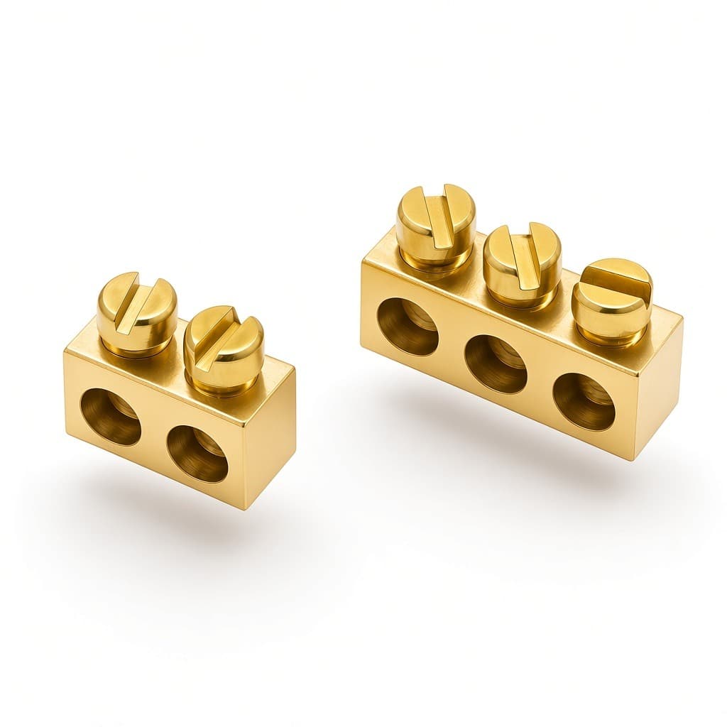2 to 4 Hole Copper Busbar