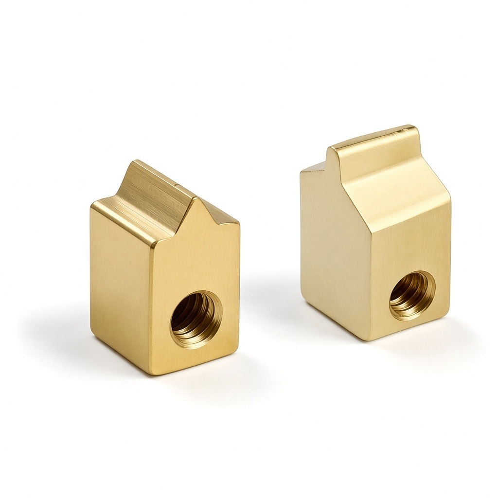 Brass Terminal with Stop Tab