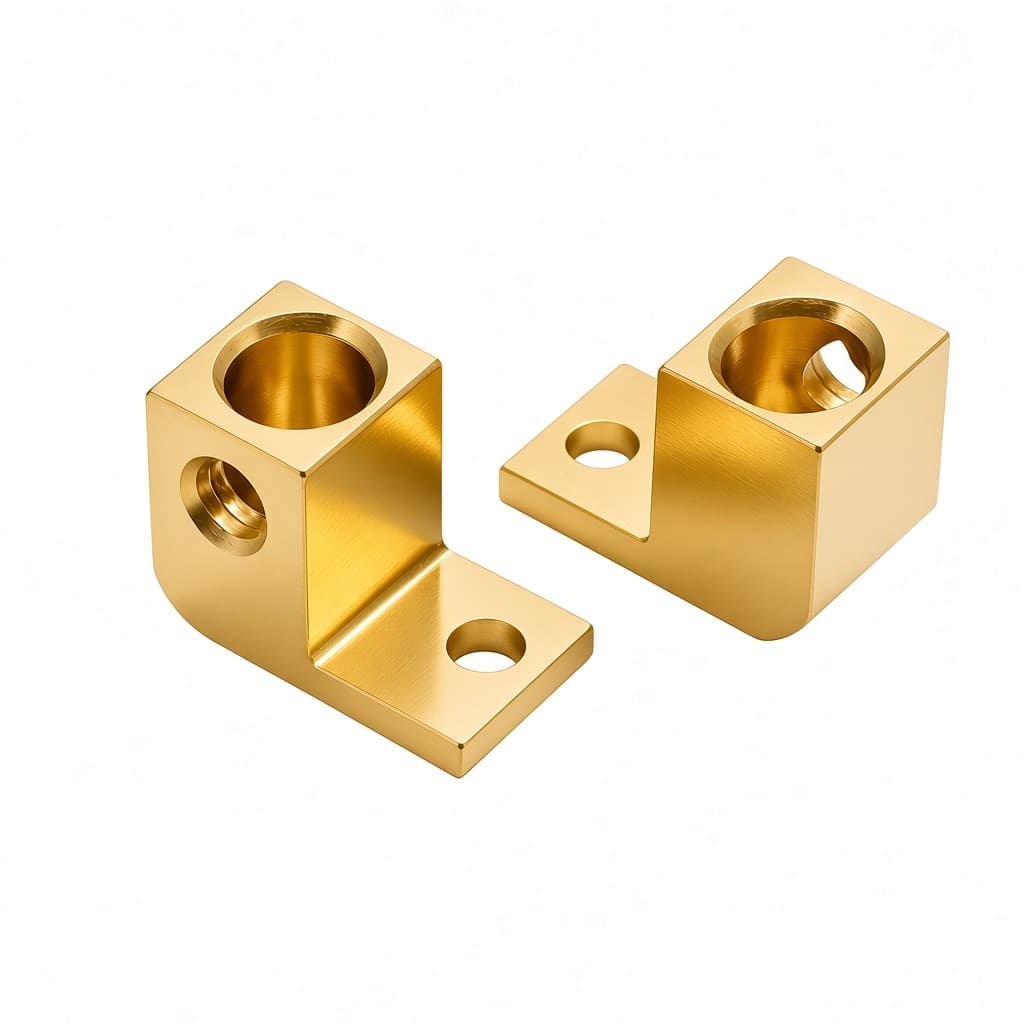 L Shaped Brass Terminal Block