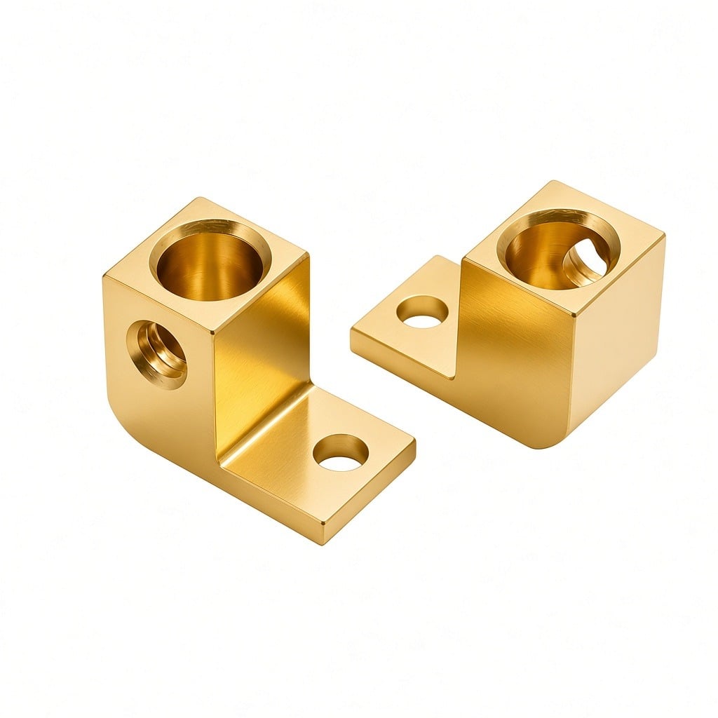 L Shaped Brass Terminal Block