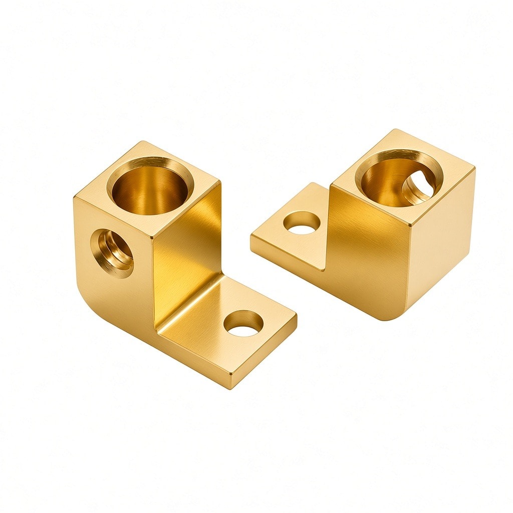 L Shaped Brass Terminal Block