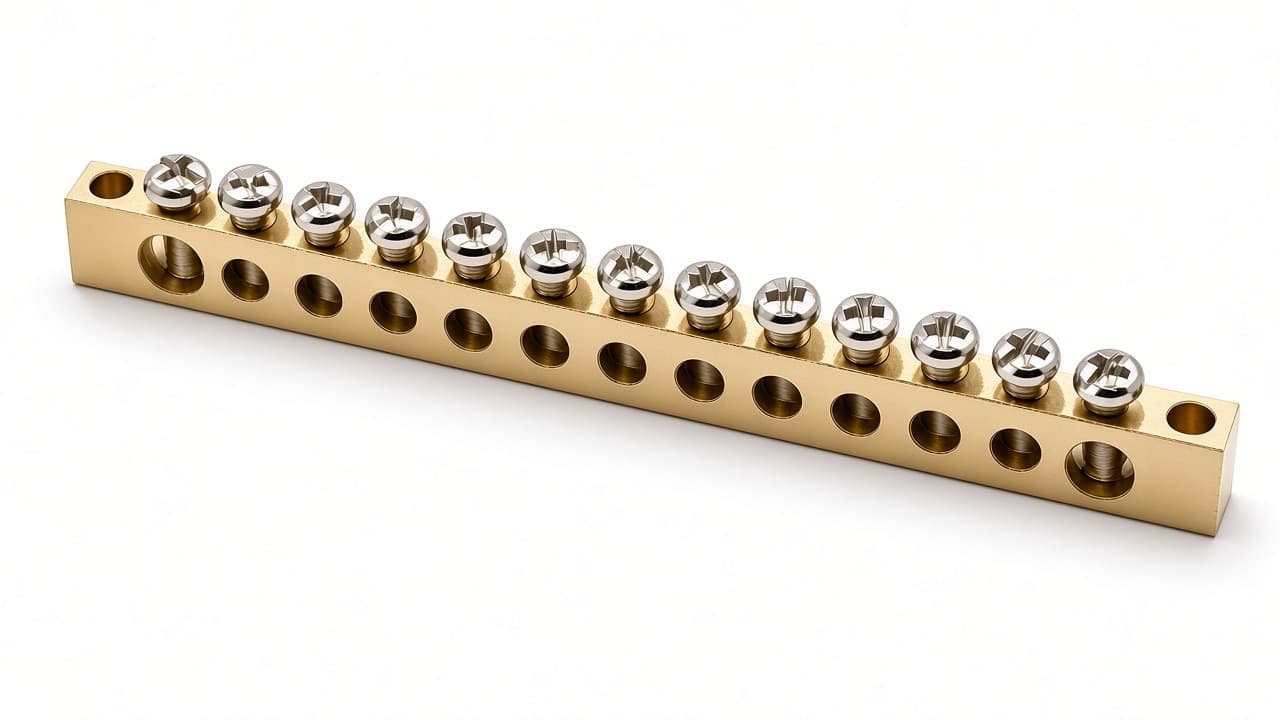Multi hole Long Copper Busbar